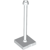 Lego sloup 2x2, bílá (4649222, 6170709)
